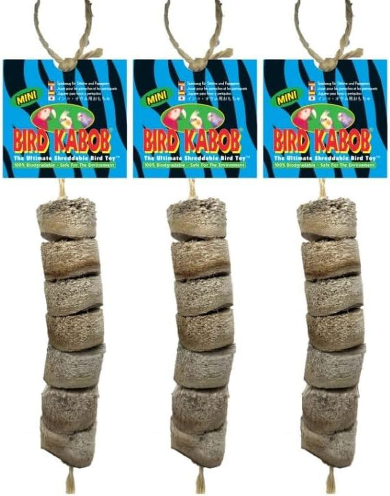 ZENDIX Shreddable Parrot Toy Mini (3 Pack)