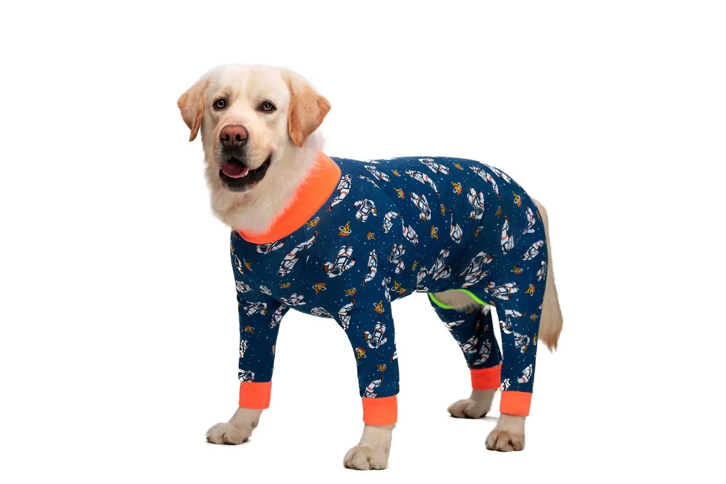 Medium Large Dogs Pajamas for Pet Dogs Clothes Jumpsuit for Dog Costume Coat for Dogs Cartoon Printed Clothing Shirt Ropa Perro