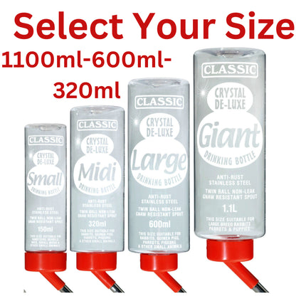 Best New Drinking Water Bottle for Rabbit Guinea Pig Hamster Small Pet Animals