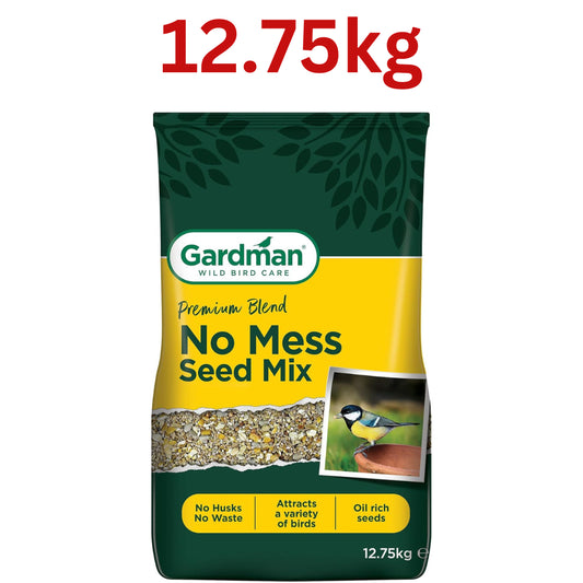 Gardman No Mess Seed Mix High Quality Wild Bird Food Feeding No Waste Garden