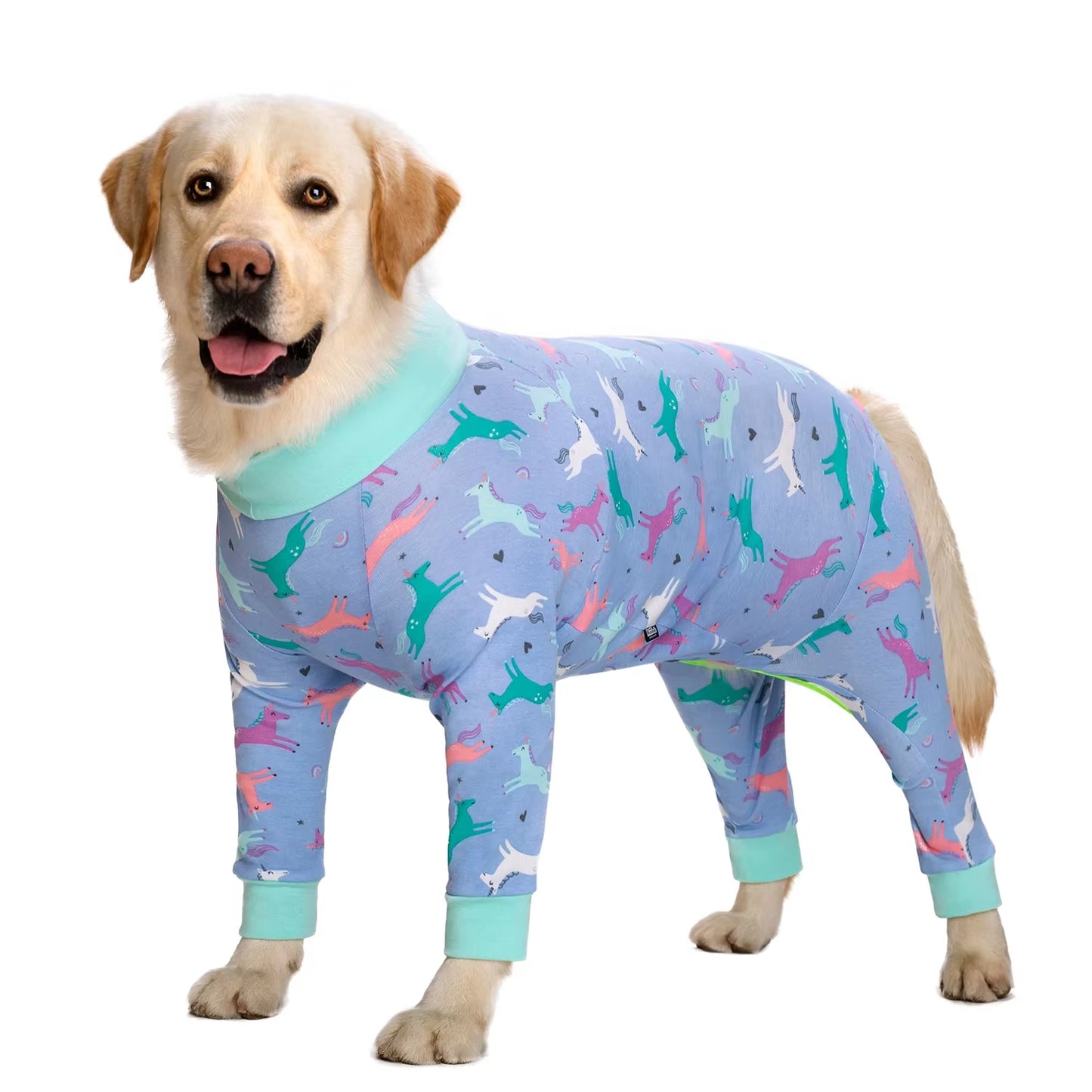Medium Large Dogs Pajamas for Pet Dogs Clothes Jumpsuit for Dog Costume Coat for Dogs Cartoon Printed Clothing Shirt Ropa Perro